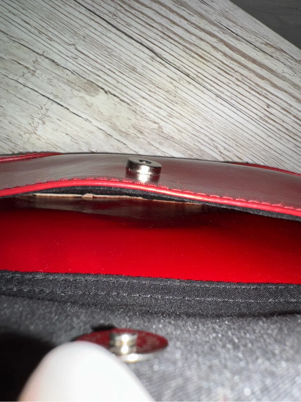 Steve Madden Shiny Red Mini Backpack